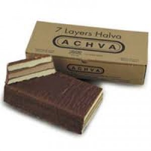 ACHVA - HALVA 7 LAYERS CHOCOLATE COATED 6.6lb